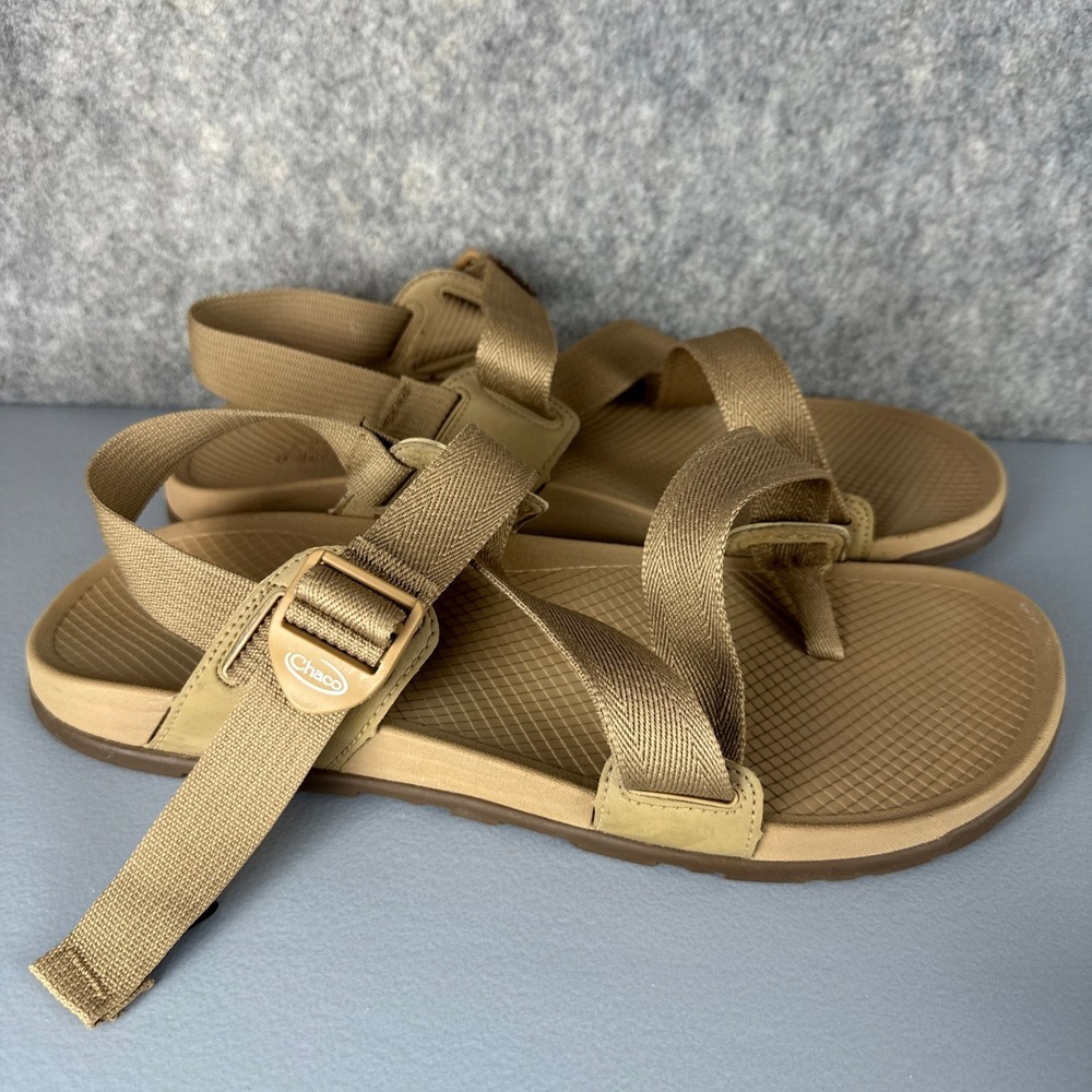 Chaco Sandal Mens 13 Tan Lowdown 2 JCH107851 Athletic Sport Toe Loop Hiking